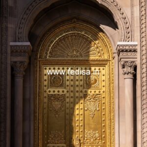 Carved Door Patterns Aluminum Main Door Design No-10866