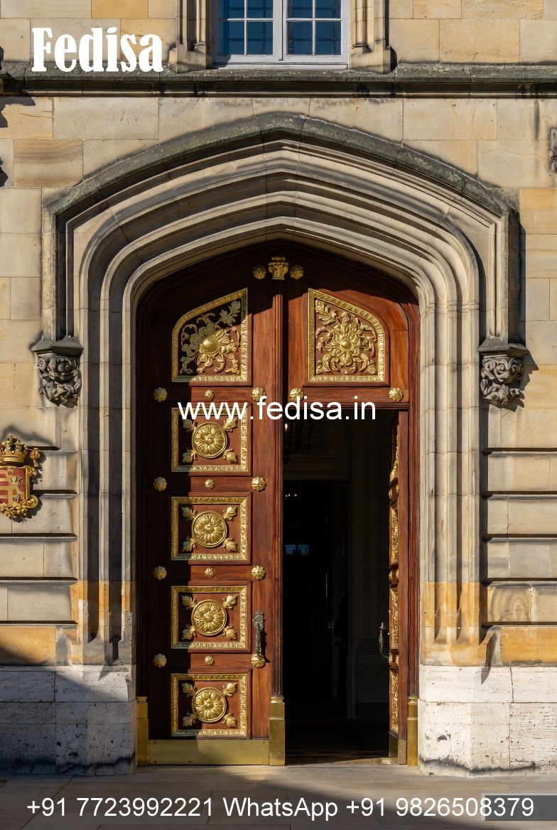 Teak Wood Door Design Teak Wood Double Door Design Catalog No-10884