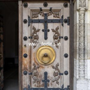 Bungalow Classic Door Design Main Door Frame Carving Designs No-10900