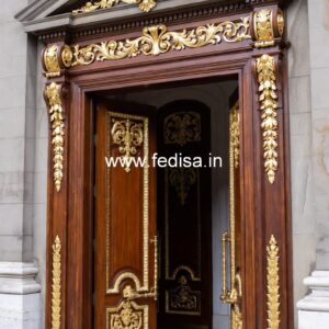 Traditional Carved Wooden Front Door Ideas Granite Door Design No-10903