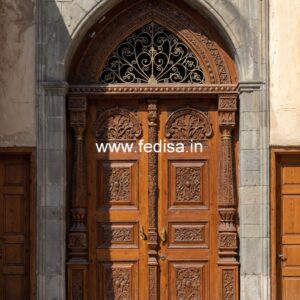 Carved Door Patterns Latest Wooden Jali Door Design No-10907