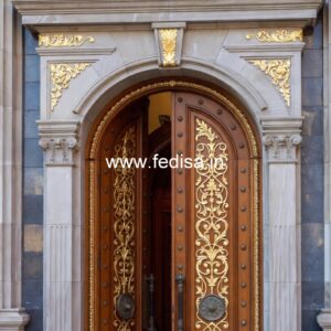 Decorative Wooden Doors Rolling Shutter Design No-10908