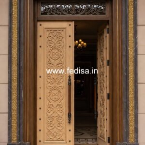 Glass Panel Classic Door Unique Home Designs Security Door No-10954