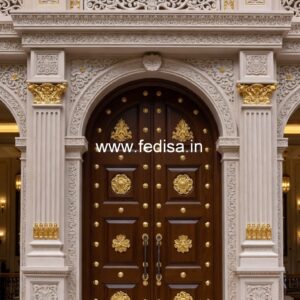 Wooden Carved Door Design Wooden Mesh Door Design No-10961