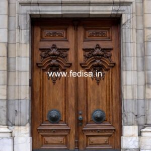 Royal Entrance Door Wood Carving Designs For Main Double Door No-10962