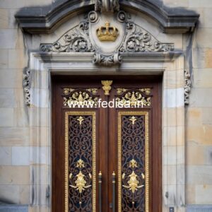 Bungalow Classic Door Design Steel Door Design Price No-10982