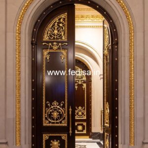Hardwood Traditional Doors Ss Steel Door Design No-11011