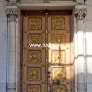 French Classic Doors Single Door Main Gate Design No-11017