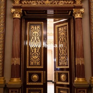 Luxury Classic Entrance Door Designs India Dining Room Door Design No-11027