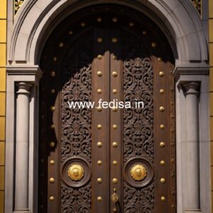 Elegant Double Door Classic Entry Design Chinese Door Design No-11029
