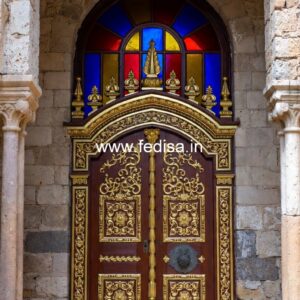 Heritage Door Design Office Front Glass Door Design No-11045