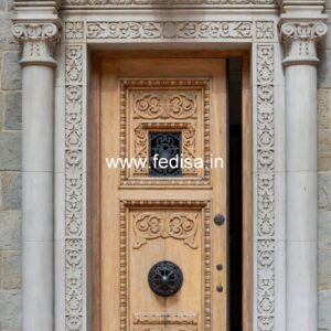 Luxury Classic Doors Sagwan Gate Design No-11046
