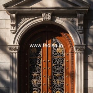 Carved Door Patterns Wood Window Door Design No-11071