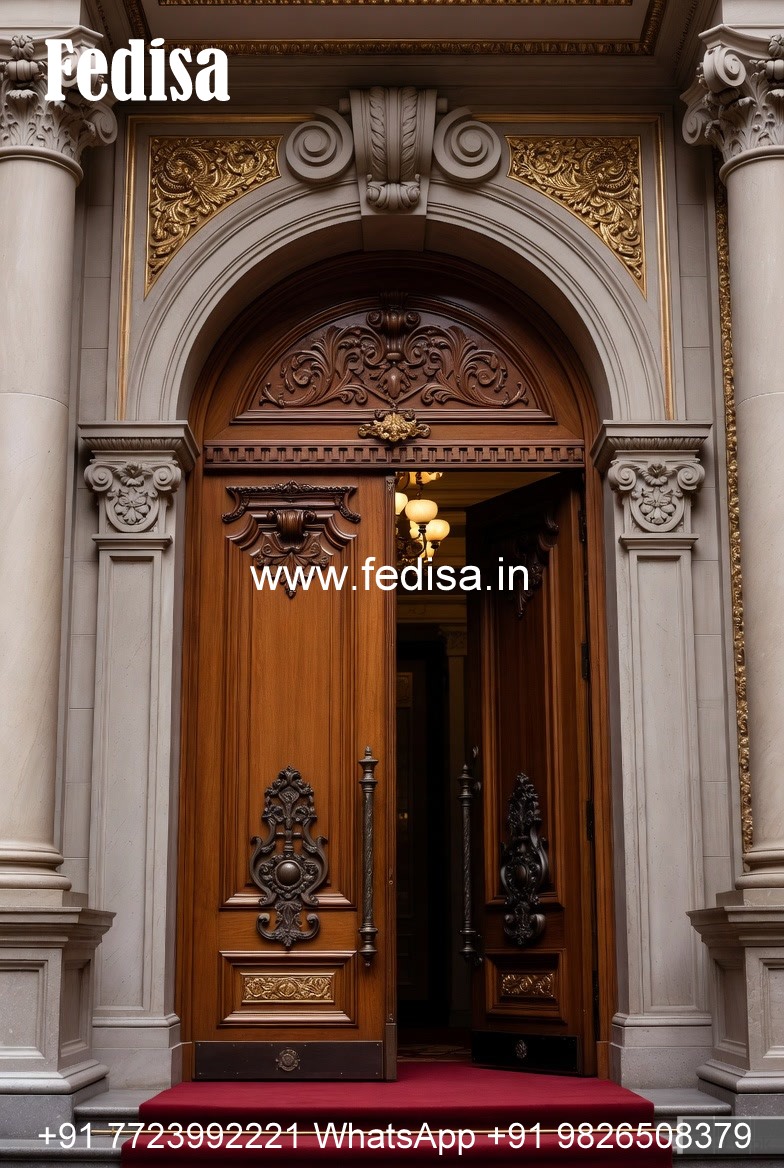 Antique Door Style Front Door Design Iron No-11083