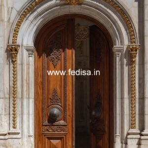 Teak Wood Door Design Balcony Safety Door Design No-11089