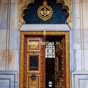 Glass Panel Classic Door Toilet Bathroom Door Design No-11118