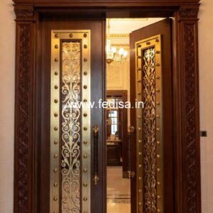 Classic Front Door Ideas Main Gate Double Door Design No-11122