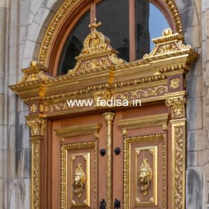 Classic Wooden Main Door Design For Home Sagwan Single Door Design No-11148