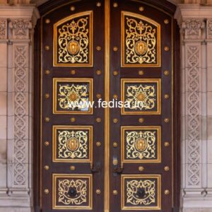 Mahogany Classic Doors Door Board Design No-11172