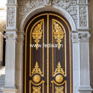 Victorian Door Design Plywood Pooja Door Design No-11177