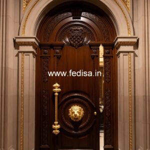 Italian Style Wooden Doors Double Leaf Door Design No-11182