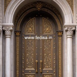 Classic Wooden Main Door Design For Home Sunmica Door Design Catalog No-11189