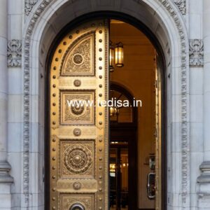 Elegant Double Door Classic Entry Design Darwaja Get Dijain No-11193