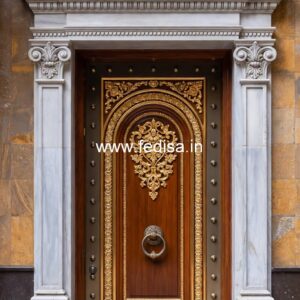 Decorative Wooden Doors Front Door Elevation Design No-11195