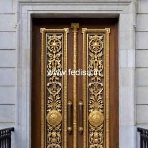 Glass Panel Classic Door Chokhat Ke Design No-11200