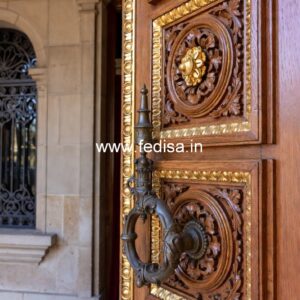 Elegant Door Design Safety Door Cnc Cutting Design No-11205