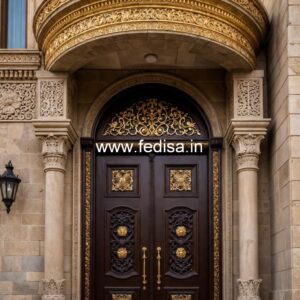 Wooden Carved Door Design Bungalow Main Door Design No-11207