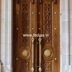 Home Entry Wooden Door Glass Door Design For Balcony No-11226