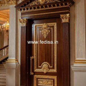 Decorative Wooden Doors Kitchen Door Glass Painting Designs No-11236