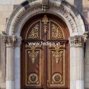 French Classic Doors Wood Darwaja Design No-11263