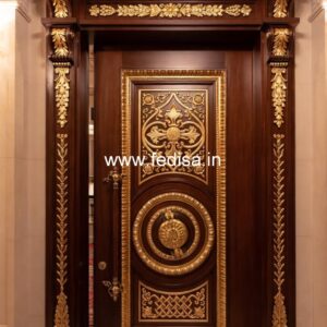 Home Entry Wooden Door Lock Design For Door No-11267
