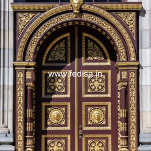 Villa Entrance Door Round Door Design For Home No-11268