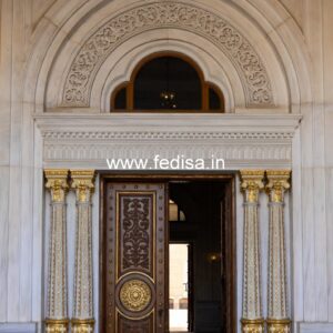 Glass Panel Classic Door Door Design For Main Gate No-11282