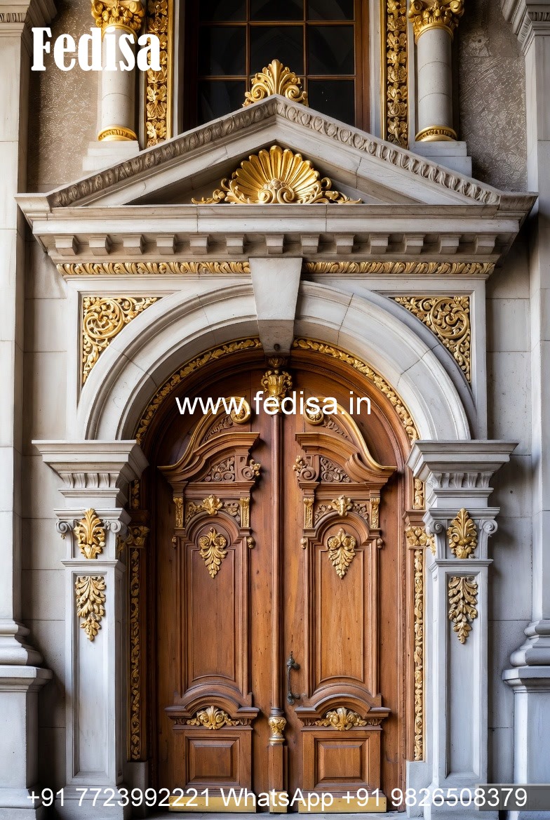 Antique Door Style Butterfly Door Design No-11288