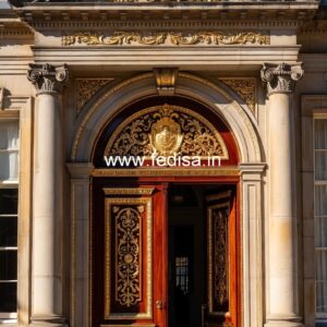 Ornate Door Design Shop Front Glass Door Design No-11303