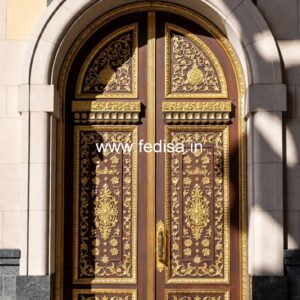 Solid Wood Classic Door Jannal Door Design No-11334