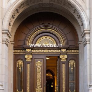 Bungalow Classic Door Design Door With Ventilation Design No-11351