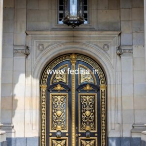Elegant Double Door Classic Entry Design Door Design Aluminum No-11357