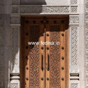 Italian Style Wooden Doors Channel Door Design No-11387