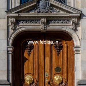 Classic Front Door Ideas Main Door Side Design No-11409