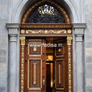 Royal Entrance Door Silver Door Design No-11413