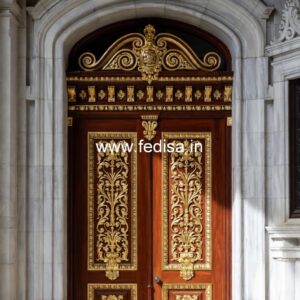 Rustic Classic Door Bathroom Darwaja Design No-11425