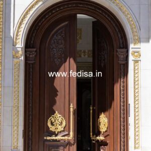 Villa Entrance Door Double Door Gate Design Iron No-11432