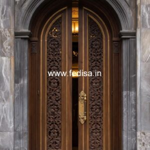 Solid Wood Classic Door Sliding Bedroom Wardrobe Doors No-11457