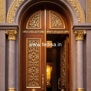 Home Entry Wooden Door Darwaja Design Simple No-11472