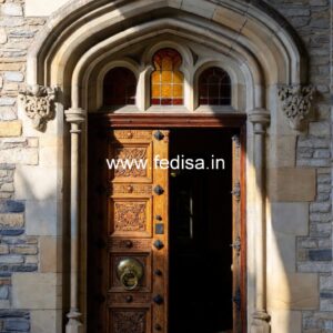 Double Door Classic Style Flush Door Design Latest No-11484